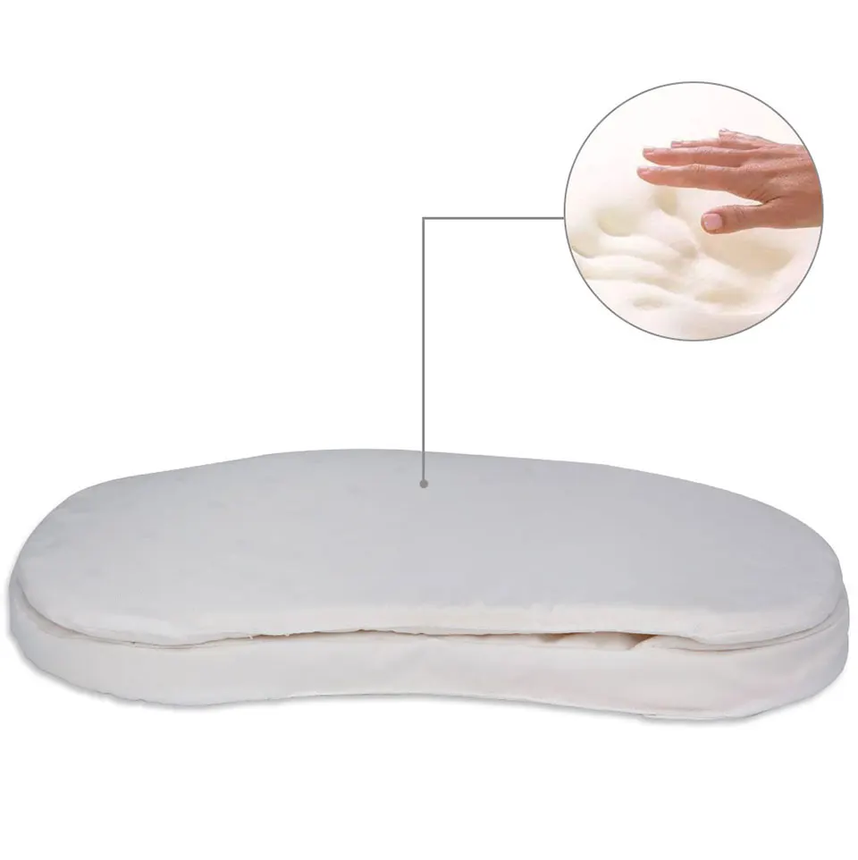 Head Protection Cushion Pillow Newborn Baby Kids Latex Pillows Dog Embroidered Cotton Infant Crib Pillow Sleep Positioner