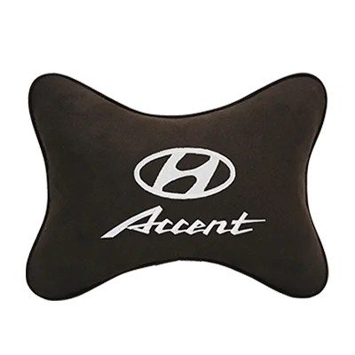 Car neck pillow/headrest/car accessories/Alcantara coffee C car logo Hyundai accent pillow headrest | Автомобили и мотоциклы