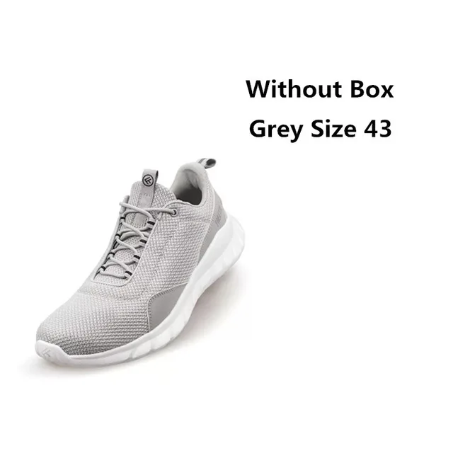 Gray WIthout Box 43 Оригинальные кроссовки Mijia FREETIE, размеры 39-44, мужская спортивная обувь легкая дышащая трикотажная городская беговая Обувь для спорта на открытом воздухе - Цвет: Gray WIthout Box 43