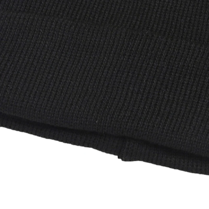 Вязаная шапка стрейч купольная для отдыха Skullies Bonnet Мужская и женская шапка осень зима уличная модная шапка с манжетой Кепка s