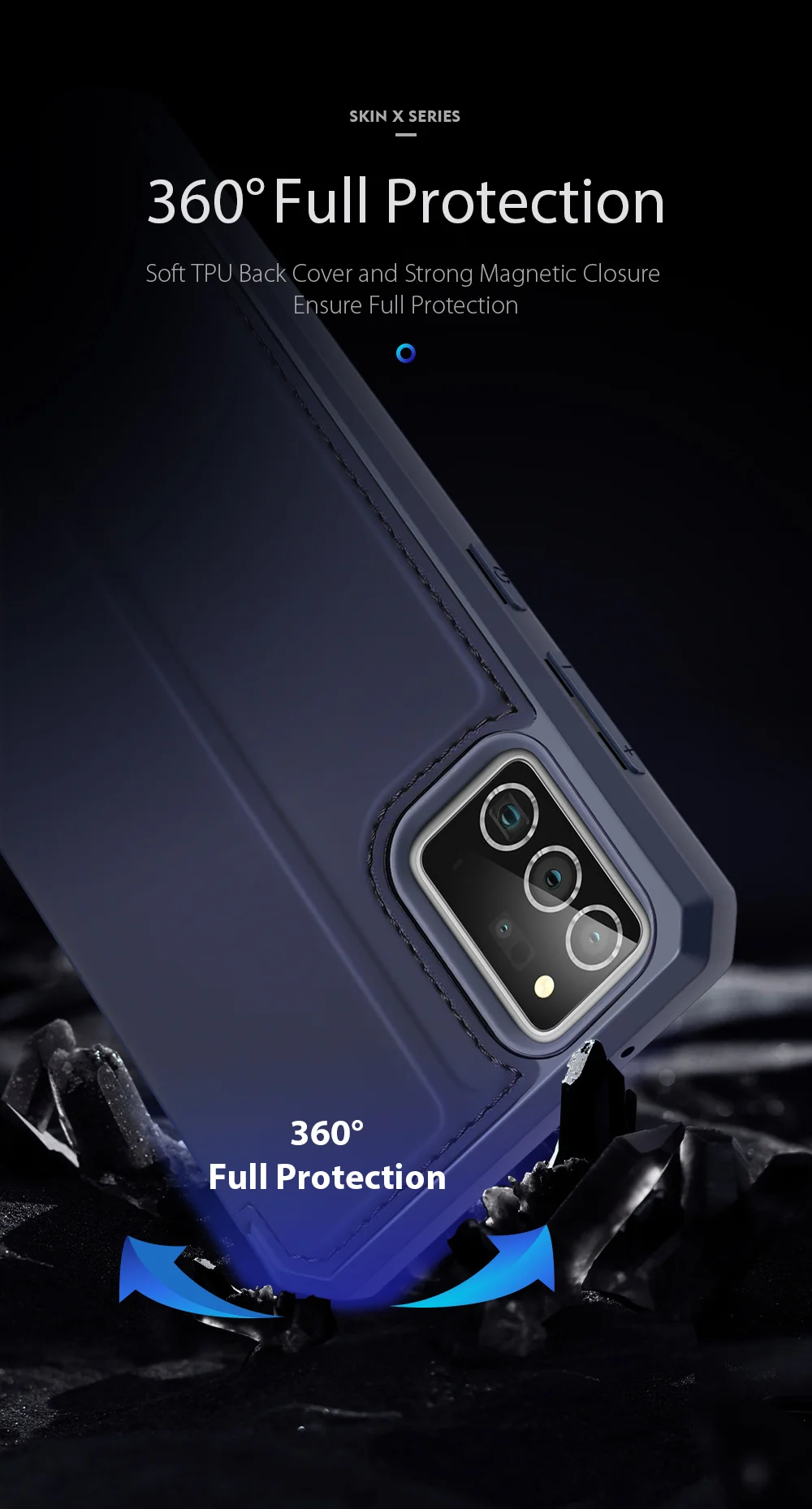 Business Leather Magnetic Flip Case For Samsung Galaxy Note20 S20 Ultra Note 10 Plus A51 A71 Wireless Charging Cover Card Slot