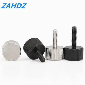 

10Pcs M3*6/8/10/12 Knurled Thumb Screw Thread Teeth Computer PC Case Toolless Adjustment Screw Tool-Free Thumbscrews HW153