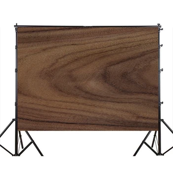 

WHISM Vintage Wood Grain Theme Home Decor Photography Background Cloth 5x3 Feet Rectangular Photo Canvas