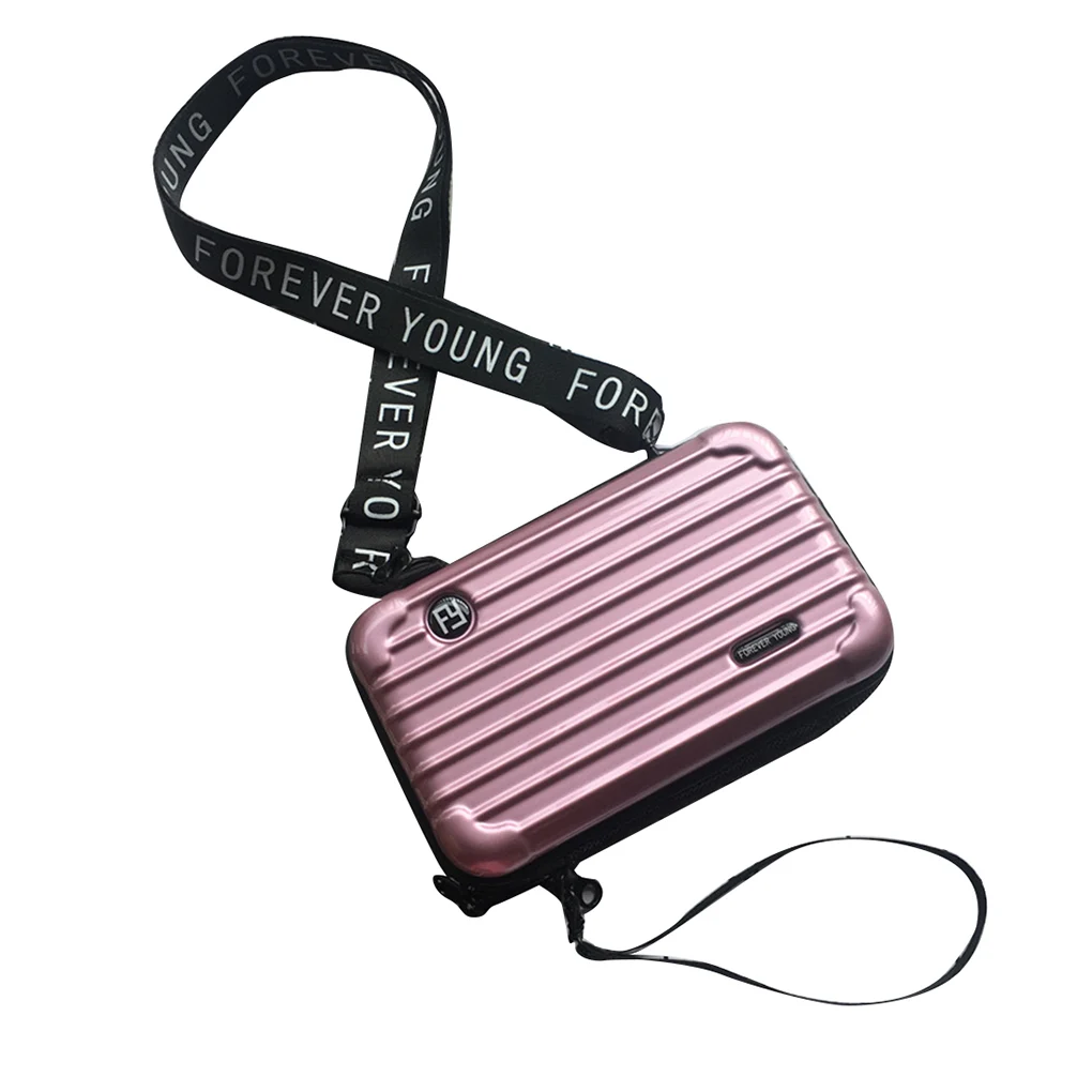 Luxury Hand Bags for Women Suitcase Shape Totes Fashion Mini Luggage Bag Women Bag Mini Box Bag Wash Case