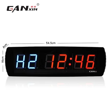 

3" Led Fitness Timer Remote Control gym crossfit timer interval wall clock