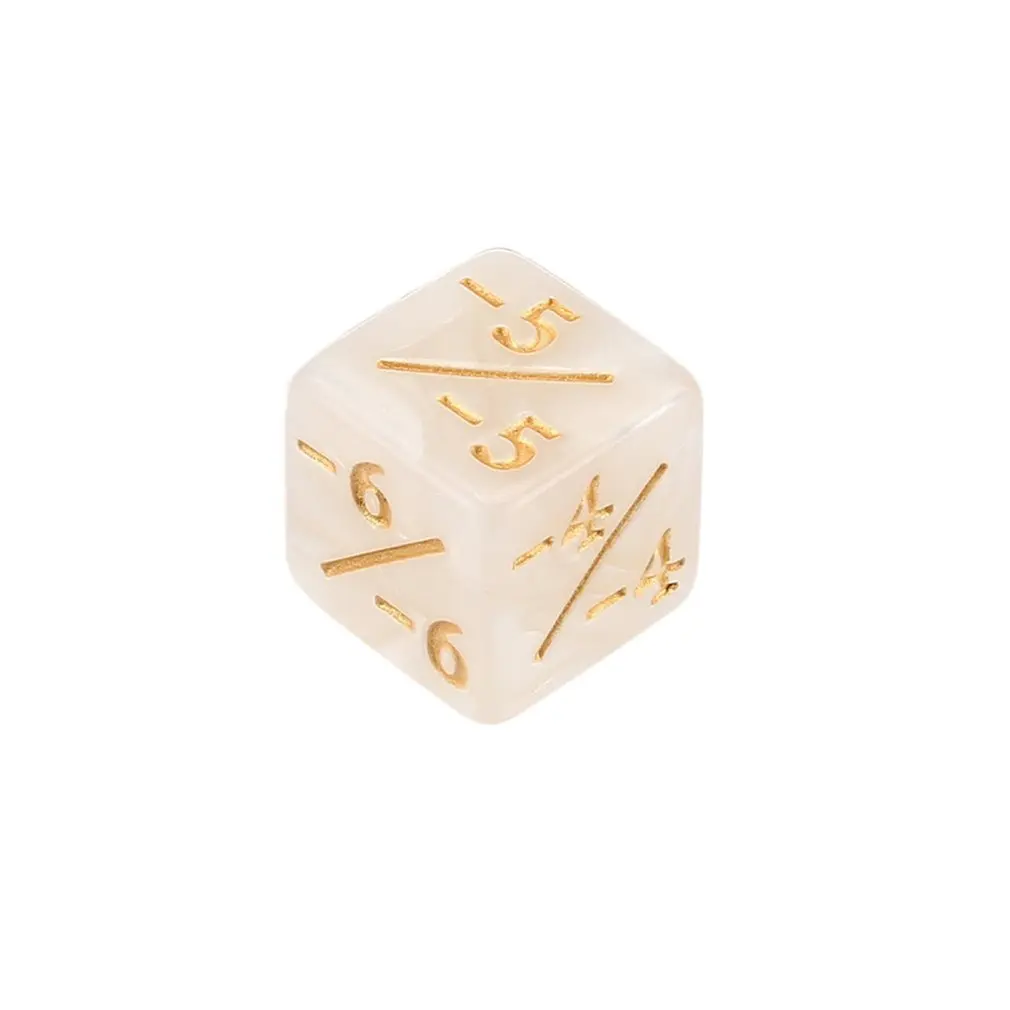 

Hot sale 10x Dice Counters 5 Positive +1/+1 & 5 Negative -1/-1 For Magic The Gathering Table Game Funny Dices High Quality