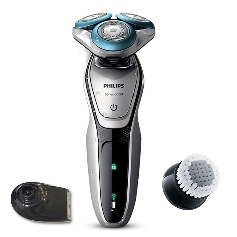 Philips S6011 Electric Razor Shaver Ipx7 Waterproof Rechargeable Microbead Skincare Specially