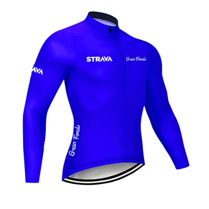 only jersey 12 Весенне-осенняя Спортивная одежда для велосипеда с длинными рукавами Мужская профессиональная команда Велоспорт Джерси велосипедная форма быстросохнущая MTB гоночная одежда Y091803 - Цвет: only jersey 12