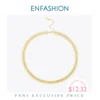 ENFASHION Punk Fancy Chain Necklace Women Stainless Steel Gold Color Centipede Choker Necklace Party Fashion Jewelry 2022 P3074 ► Photo 1/6