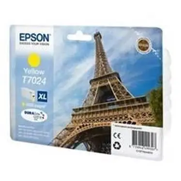 Чернильный картридж epson T702440 желтый высокой емкости WP4000/4500 2400PAG/Эйфелева башня |