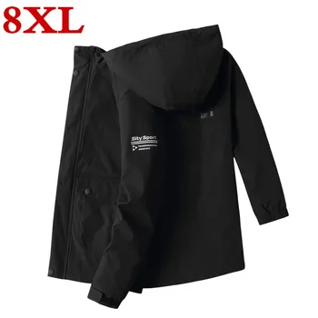 

new 8XL 7XL 6XL plus size New Casual Jackets autumn Coat Men Sportswear Mens Thin Slim Fit Jackets For Male