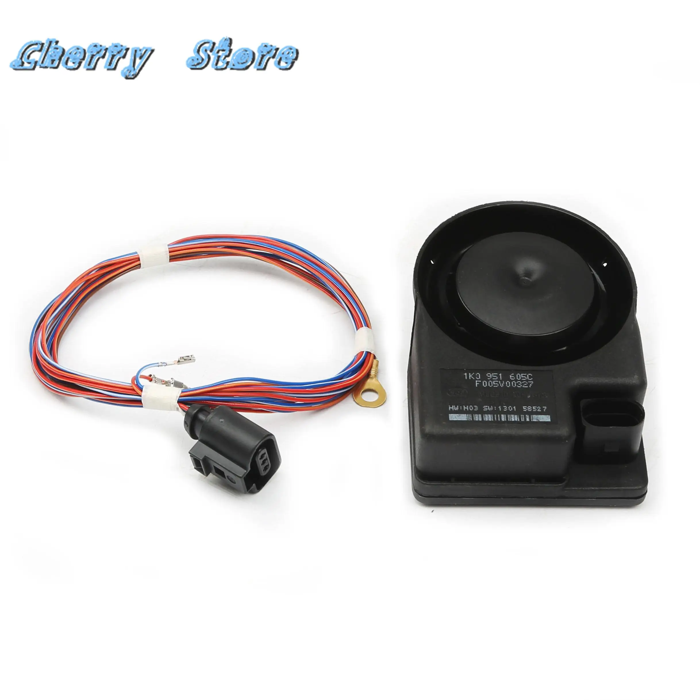 AntiTheftAlarmSirenHornSet1K0951605CForVWGolfJettaMK5MK6