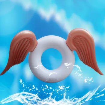 

Factory Direct Selling INS Hot Selling New Style Creative Golden Wings Swimming Tube Thick Type Adult Hydrosphere