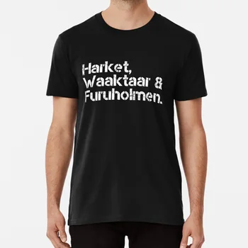 

a-ha [line-up] T shirt group band line up stencil typography a ha morten harket waaktaar furuholmen