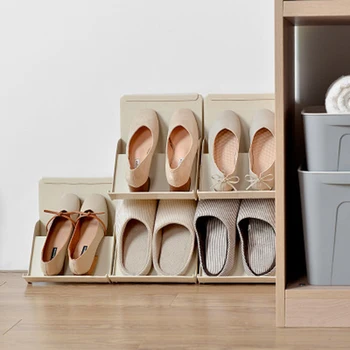 

Superimposed Shoe Racks Combinable Multi-storey Plastic Shoes Storage Hangers for Living Room Door Cabinet HYD88