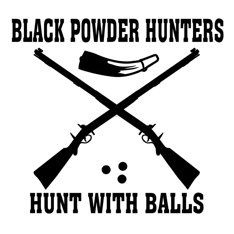 

40652# Vinyl Decal Hunters Hunt With Balls Car Sticker Waterproof Auto Decors on Car Body Bumper Rear Window