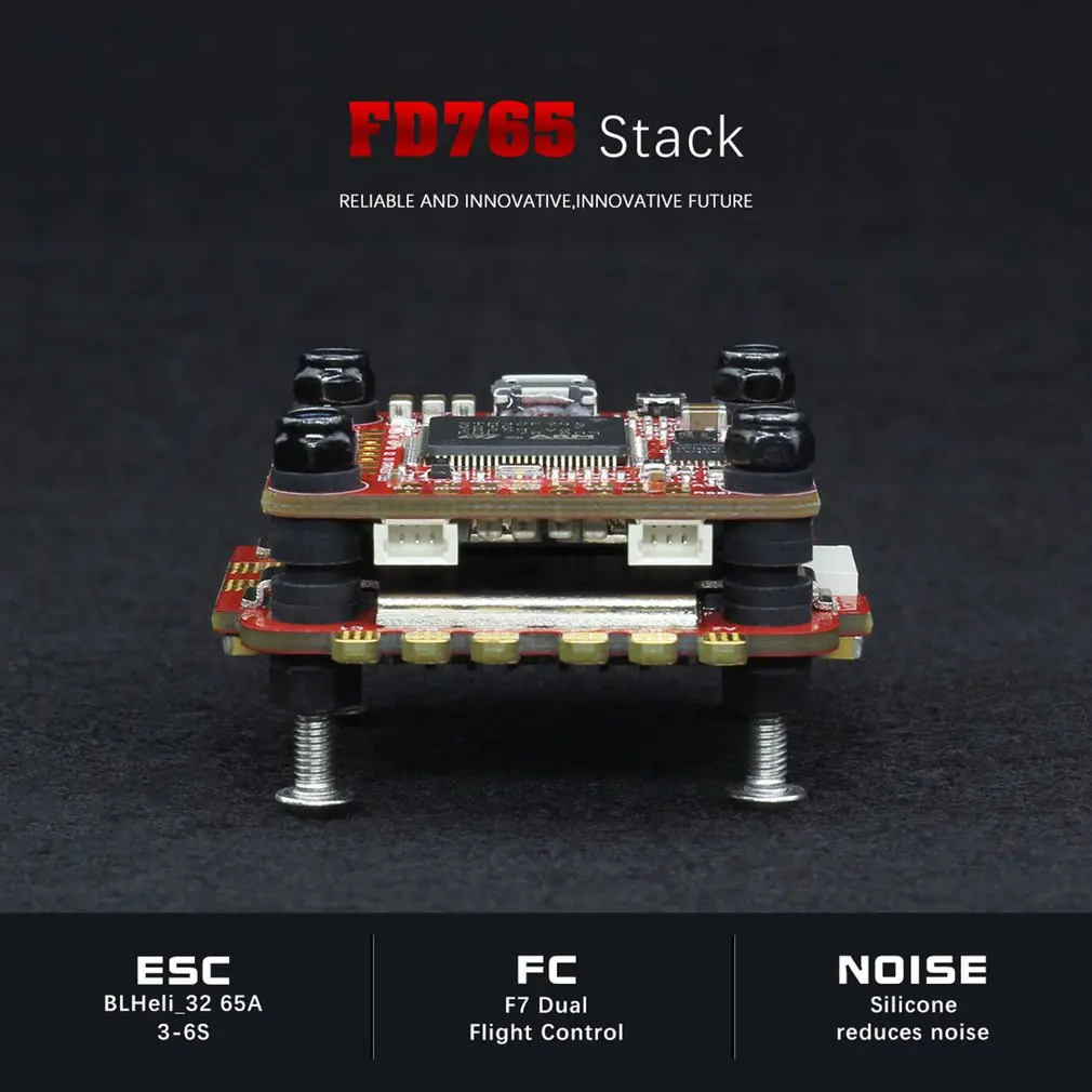 HGLRC вперед 65A 3-6S L431 BL32 4 в 1 ESC+ FD765-VTX F7 FC управление полетом для FPV гоночный Дрон аксессуары