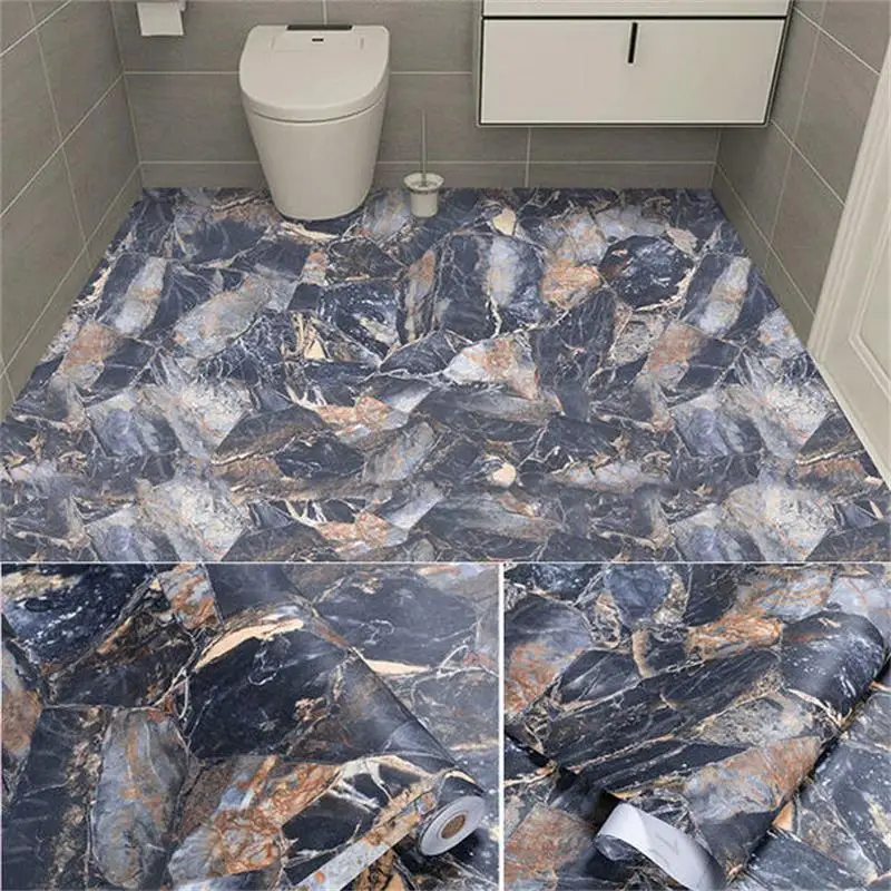 Thick Wear-Resistant Waterproof Bedroom Floor Sticker Self-Adhesive Kitchen Bathroom Home Decor Vinyl Wallpapers | Обустройство дома