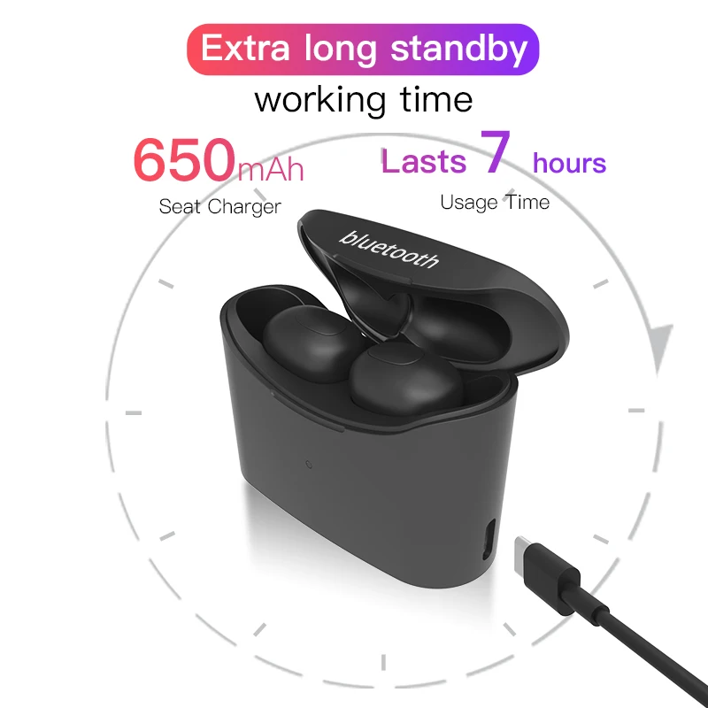 Bluedio T elf наушники TWS Bluetooth 5 0 Спортивные Беспроводные оригинальные с зарядной