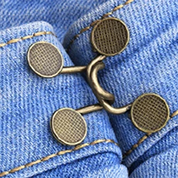 8 Styles Nail-free Adjustable Waist Buckle multifunctional DIY Metal Removable Jean Pants Buttons Collars Skirts Pin 27/32mm