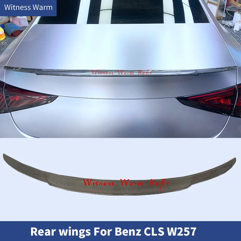 Спойлер для задней крышки багажника W257 из углеродного волокна/FRP Mercedes Benz CLS Class C257