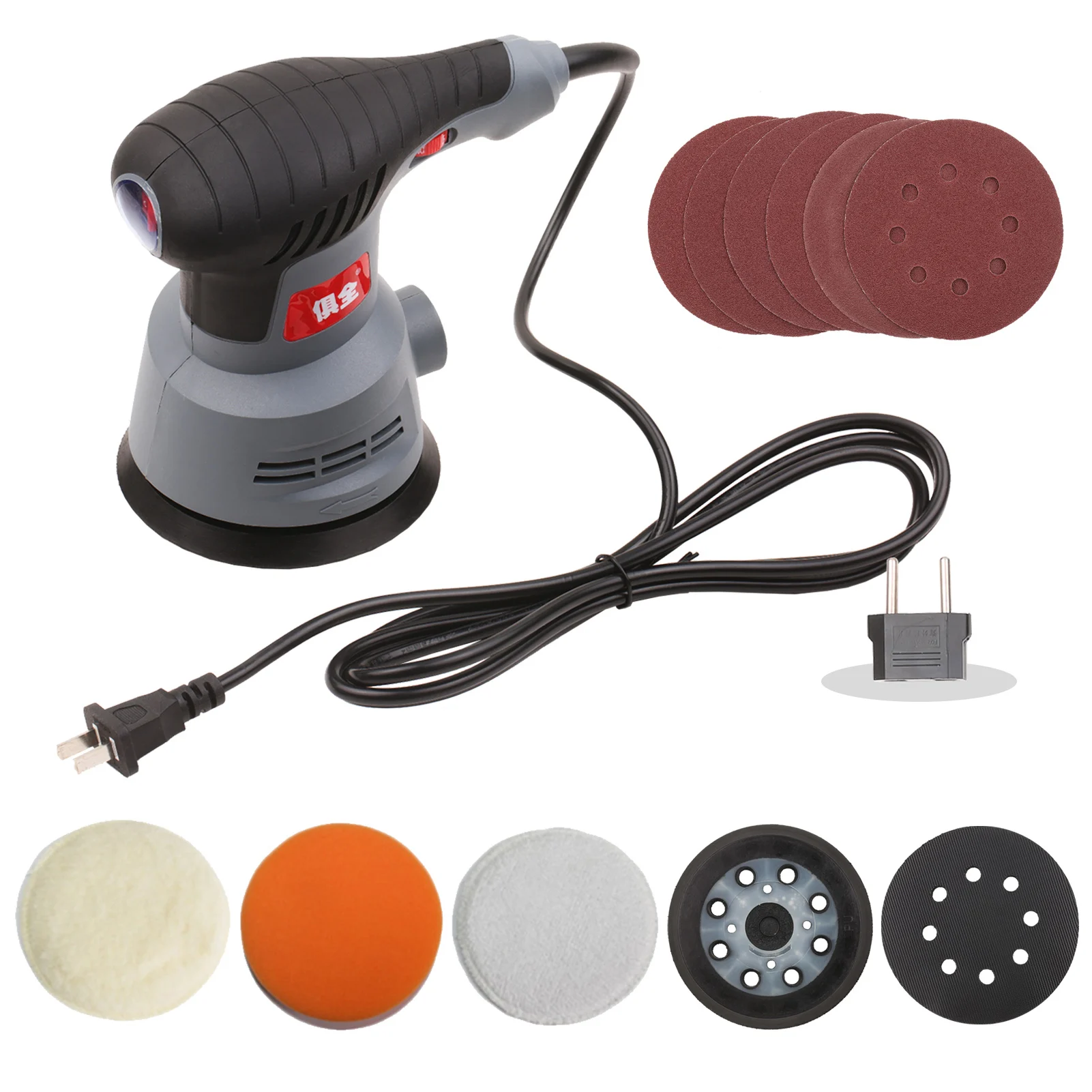 400W Random Orbit Sander 5 Inch Variable Speeds Electric Sander