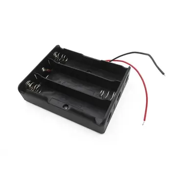 

18650 Lithium Battery / Series Battery Box Three 18650 Line Battery Box Crawler Robot Tank Car Accessories