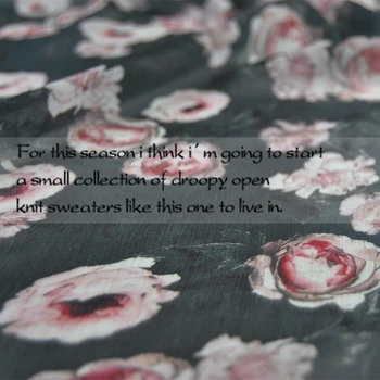 

LEO&LIN 10 M Light Gray Green Flower 100% Silk Pleated Georgette Chiffon Spring and Summer Skirt Fabric DIY Patchs Sewing