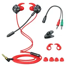 

G500 Earphone Wide Compability Gaming Mic In-Ear Headset Noise Isolating Headphone for Notebook