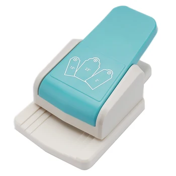 

Portable Tag Top Bookmark Punch Straight 1.5 / 2 / 2.5 inch Gift Tag Paper Punches Tool for Scrapbooking Craft DIY Tag Puncher