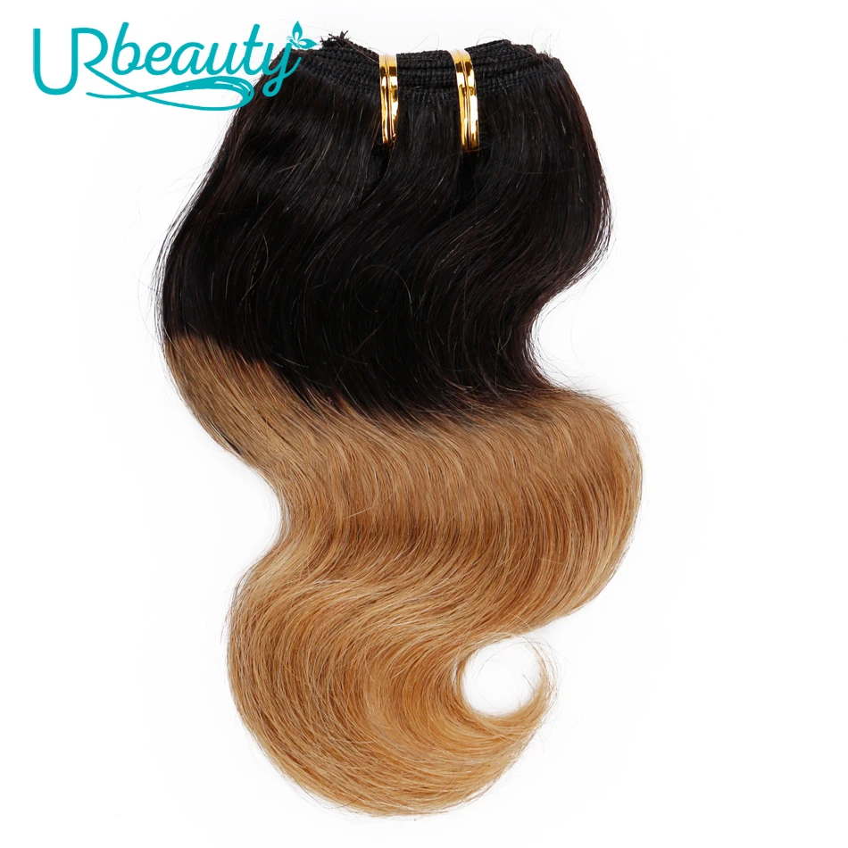

30g/pc Body wave bundles Human Hair Bundles T1B/27 Color UR Beauty Remy Hair Can buy 3 6 9 bundles very soft