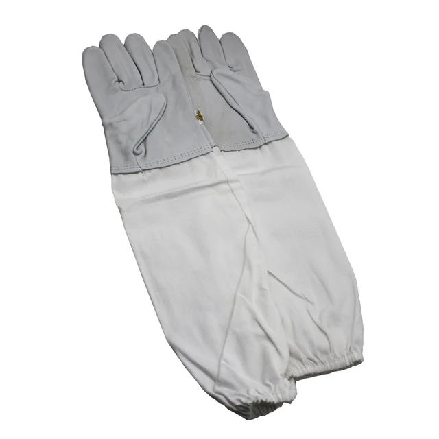 A Méhész Megakadályozza Kesztyű Védőhüvelyeit Szellőztetett Professzionális Méhellenes Méhsárga - Image 2