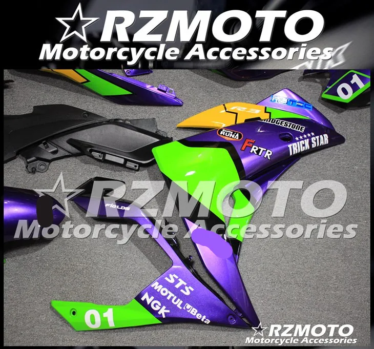 ABS мотоцикл обтекатель комплект для YAMAHA YZF R25 R3- год кузов литьевая форма Магазин № 2172