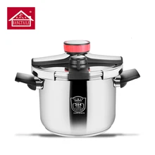 Утолщенная электронная кастрюля высокого давления 304 из нержавеющей стали 6L многофункциональная скороварка 22 см Индукционная газовая плита для готовки сковорода