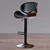 Bar chair modern simple home back high stool bar coffee shop milk tea shop chair front desk chair 6