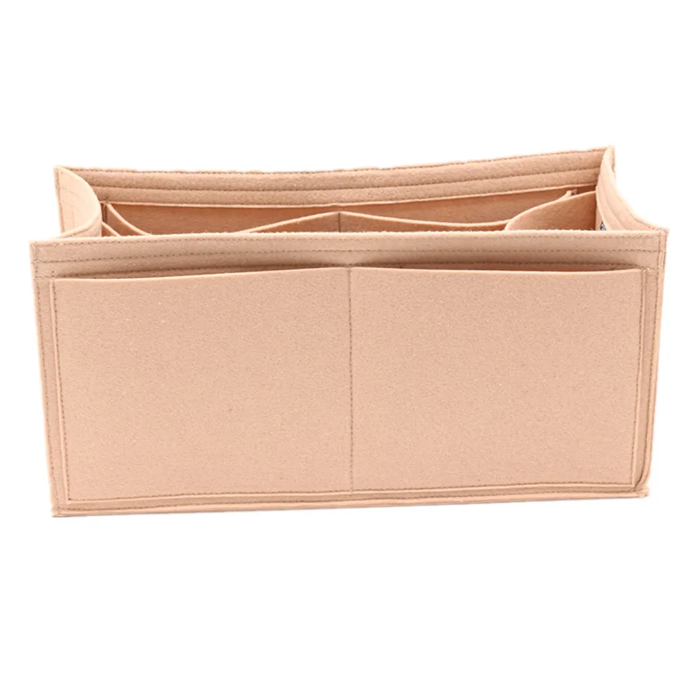 Cena Pasuje do onthego filc Cloth Insert organizator do torby torebka do makijażu shaper on the go Organizer przenośne torby kosmetyczne