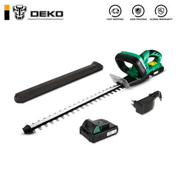 

DEKO 20V Lithium 2000mAh Cordless Hedge Trimmer Quick Charge Rechargeable Electric Trimmer Pruning Saw with Dual Blade/Saw