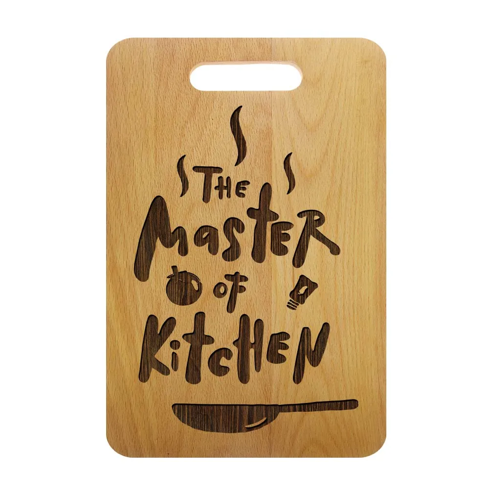 The Master Of Kitchen Custom Engraved Cutting Board Personalized