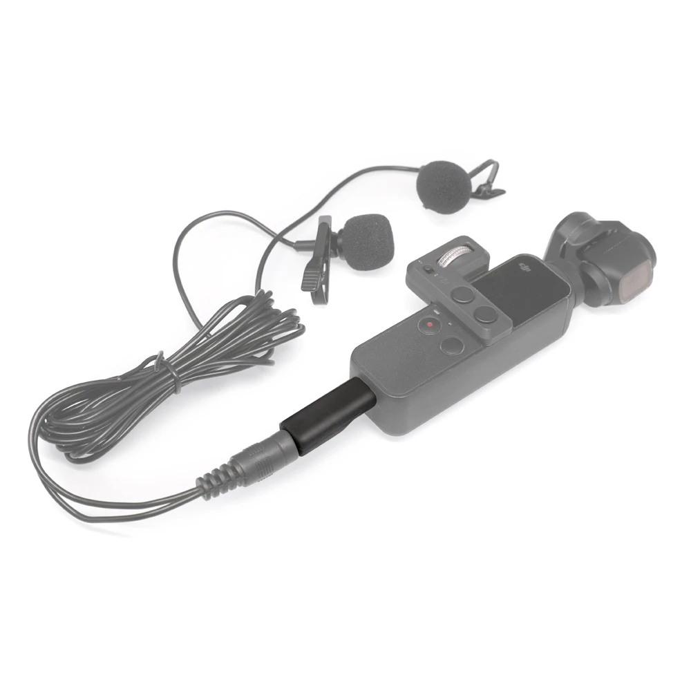 Аудио адаптер для камеры разъем для DJI Osmo Карманный карданный камеры аксессуары 3,5 мм микрофонный порт адаптер