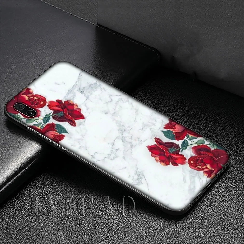 Мраморный Золотой Розовый Блестящий Мягкий силиконовый чехол для Huawei P30 P20 Pro P10 P9