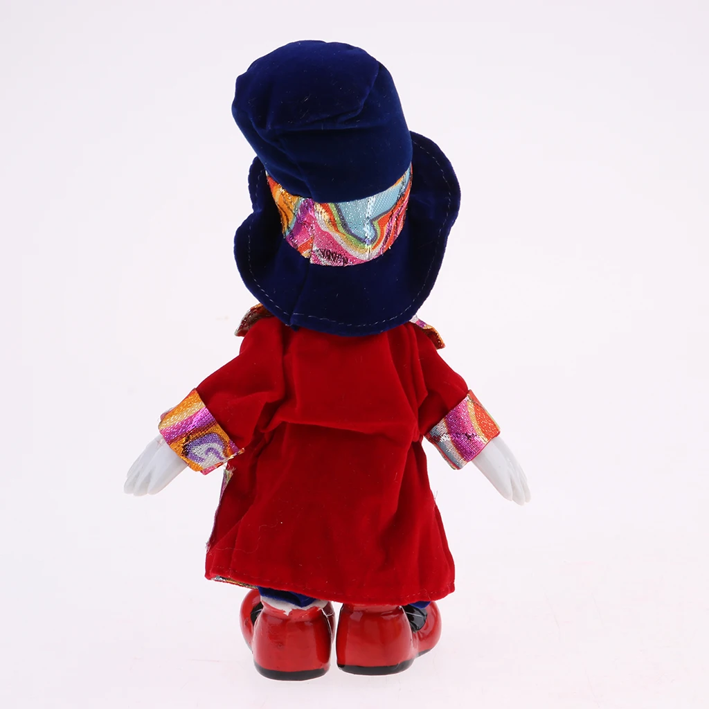 Prettyia 18cm Funny Porcelain Clown Doll Children Toy Home Decoration Gifts Prettyia 18cm Funny Porcelain Clown Doll Children Toy Home Decoration Gifts