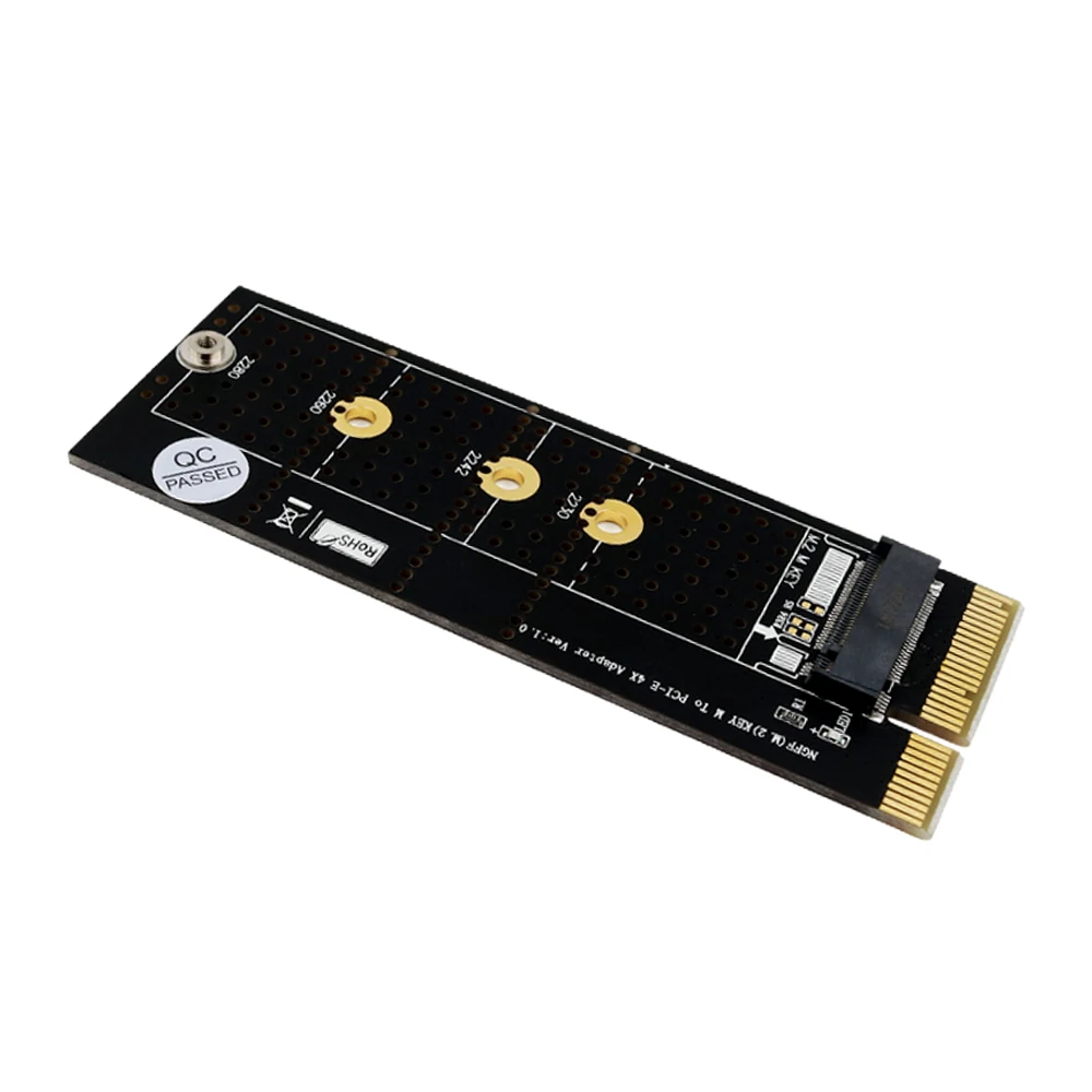 

QINDIAN Add On Cards PCIE to M2 Adapter M.2 SSD PCIE Adapter M2 SSD Adapter NVME PCI Express X4 Raiser M Key for 2230-2280 Size