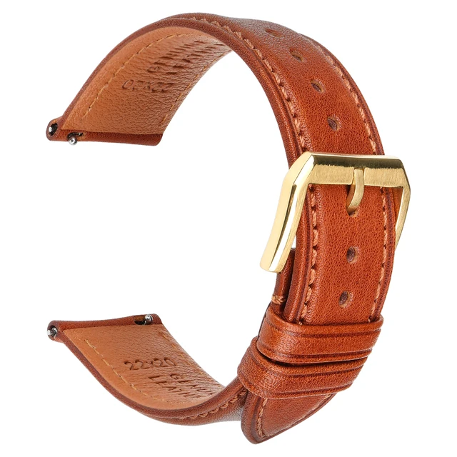 High Quality 20mm 22mm Quick Release Watch Band For Huawei Watch GT 2 Strap Smartwatch Replacement Soft Wristband Light Brown G