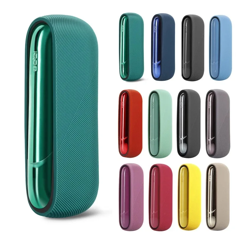 12 Colors Silicone Case+Door Cover For IQOS 3 Duo Full Protective Cover For IQOS 3.0 Replaceable Side Cover camera bag purse