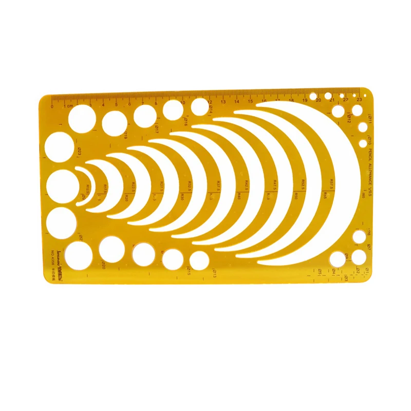 

1 шт. DIY радиус Шаблон Линейка 23 см круговой рисунок графика Рисование нога полукруглый Шаблон Одежда швейные инструменты аксессуары