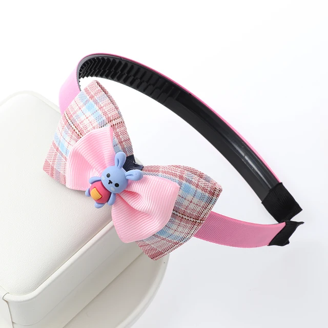 Cute girl hairbands bow Hair bands headwear with tooth non-slip hair band hair accessories Korean girl baby hair band Headdress style-13