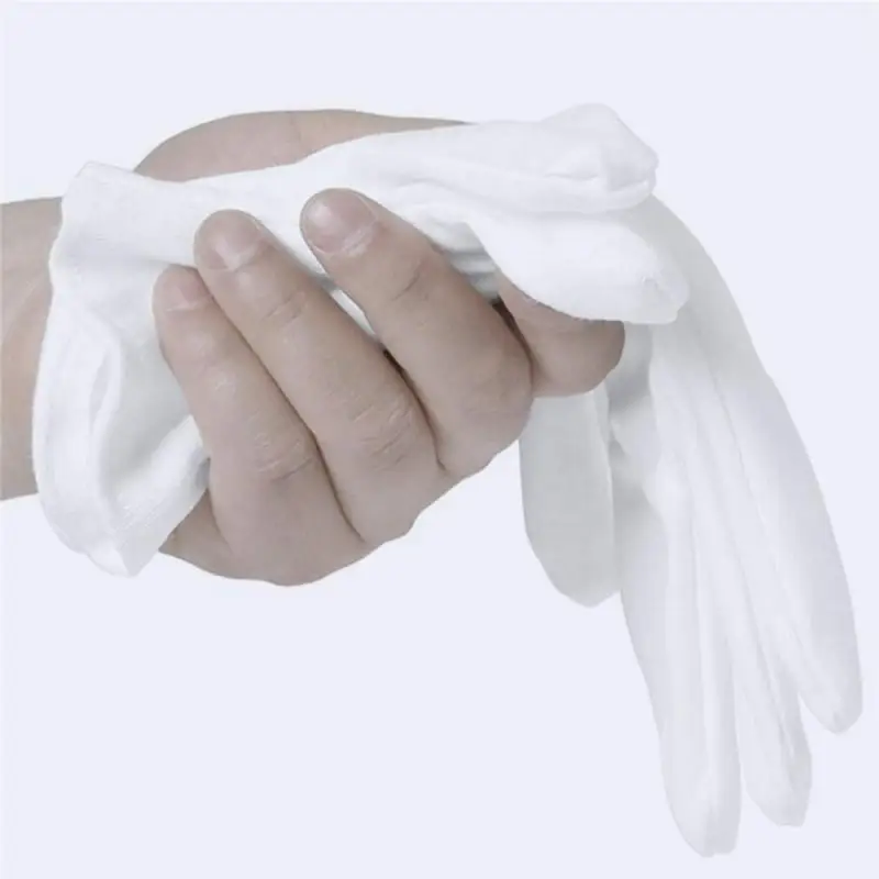 Dry Hands Handling Film SPA Gloves Ceremonial Inspection Gloves Parts White Cotton Work Gloves 1 Pairs Gloves motorcycle glasses with foam