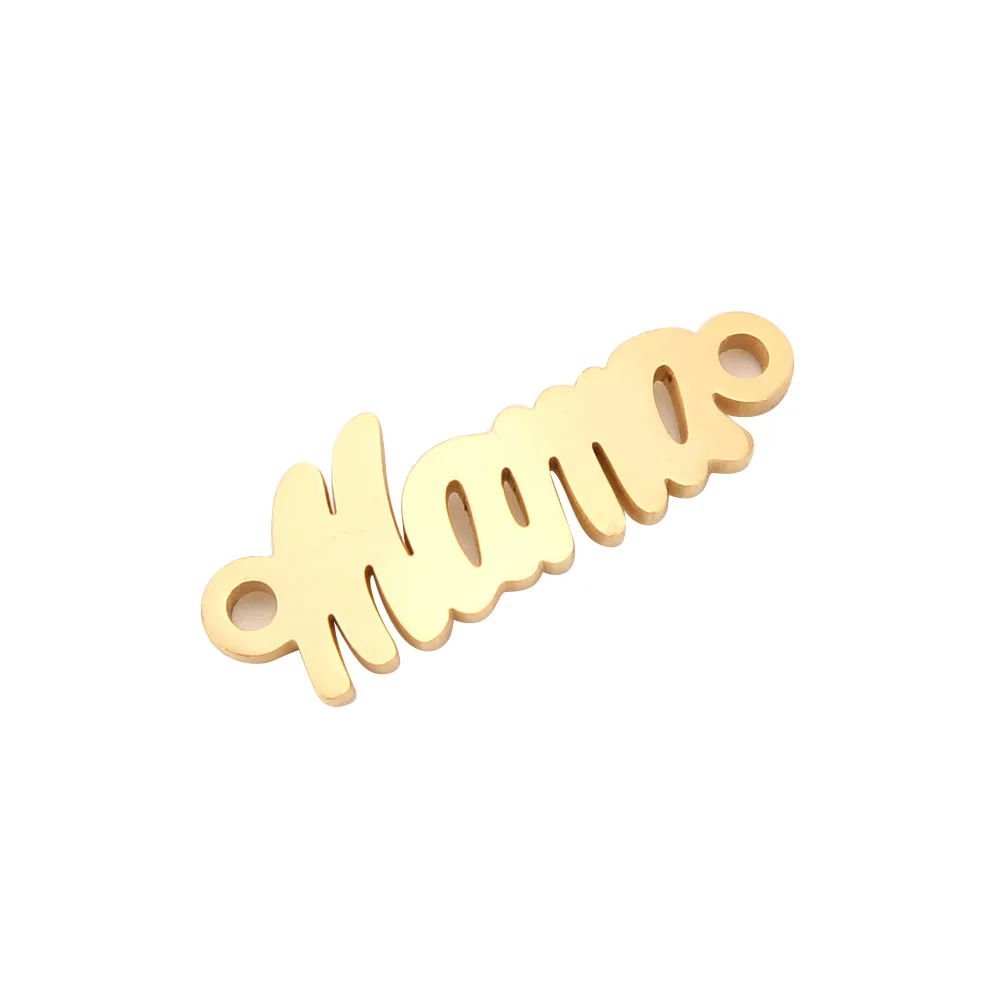 Gold Mama 5 шт браслет шарма соединители из нержавеющей стали месяц Звезда звенья для изготовления браслета - Цвет: Gold Mama