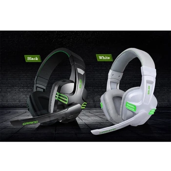 

Salar KX101 3.5mm Wired Earphone Gaming Headset PC Gamer Stereo Headphone with Microphone for Computer