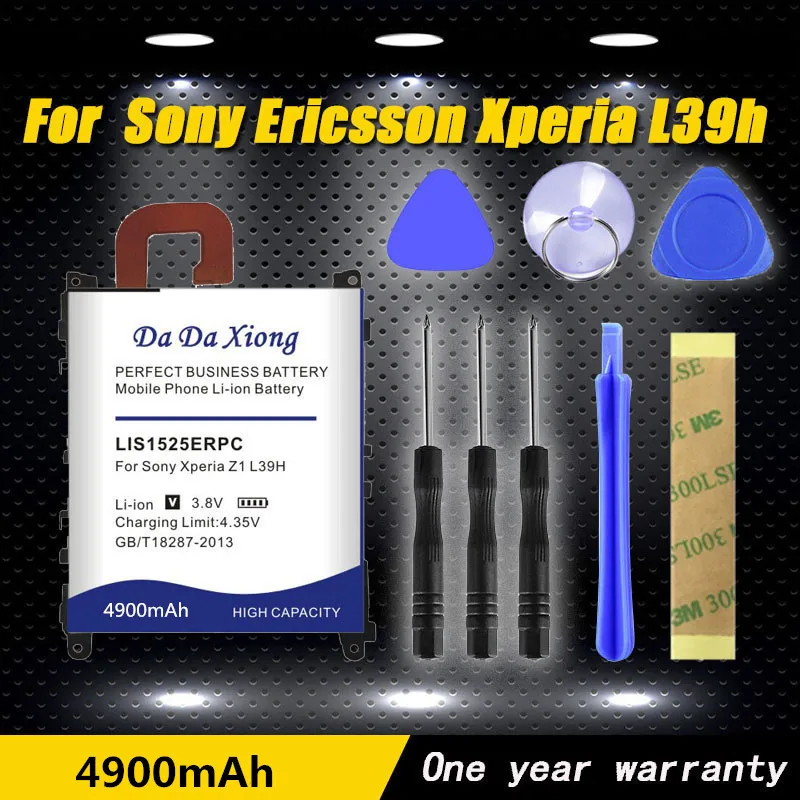 Литий ионный аккумулятор 4900 мАч LIS1525ERPC для телефона Sony Ericsson Xperia L39h Z1 L39 C6902 C6903 C6916